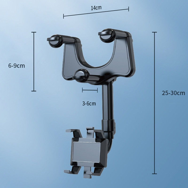 EasyHold - Draaibare Autospiegel Telefoon Steun