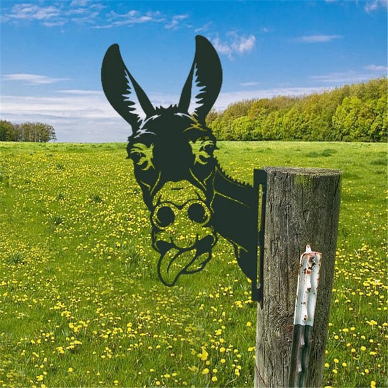Peek-a-boo - Dieren tuin decoratie