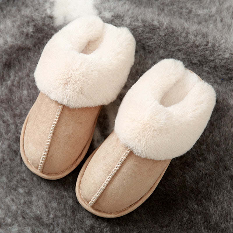 Knusse Bont Pluche Pantoffels