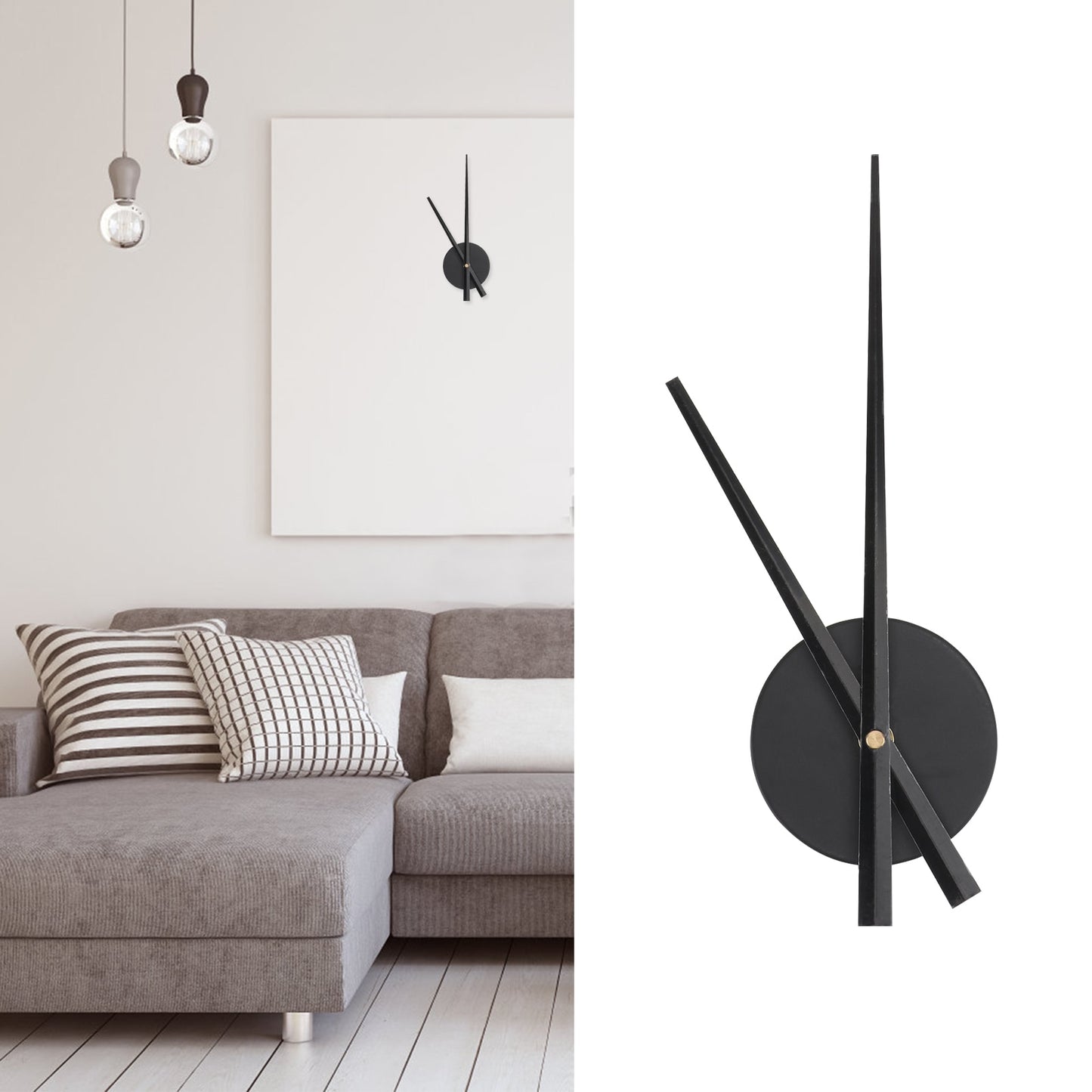 Elegante Muurklok Handen Decor