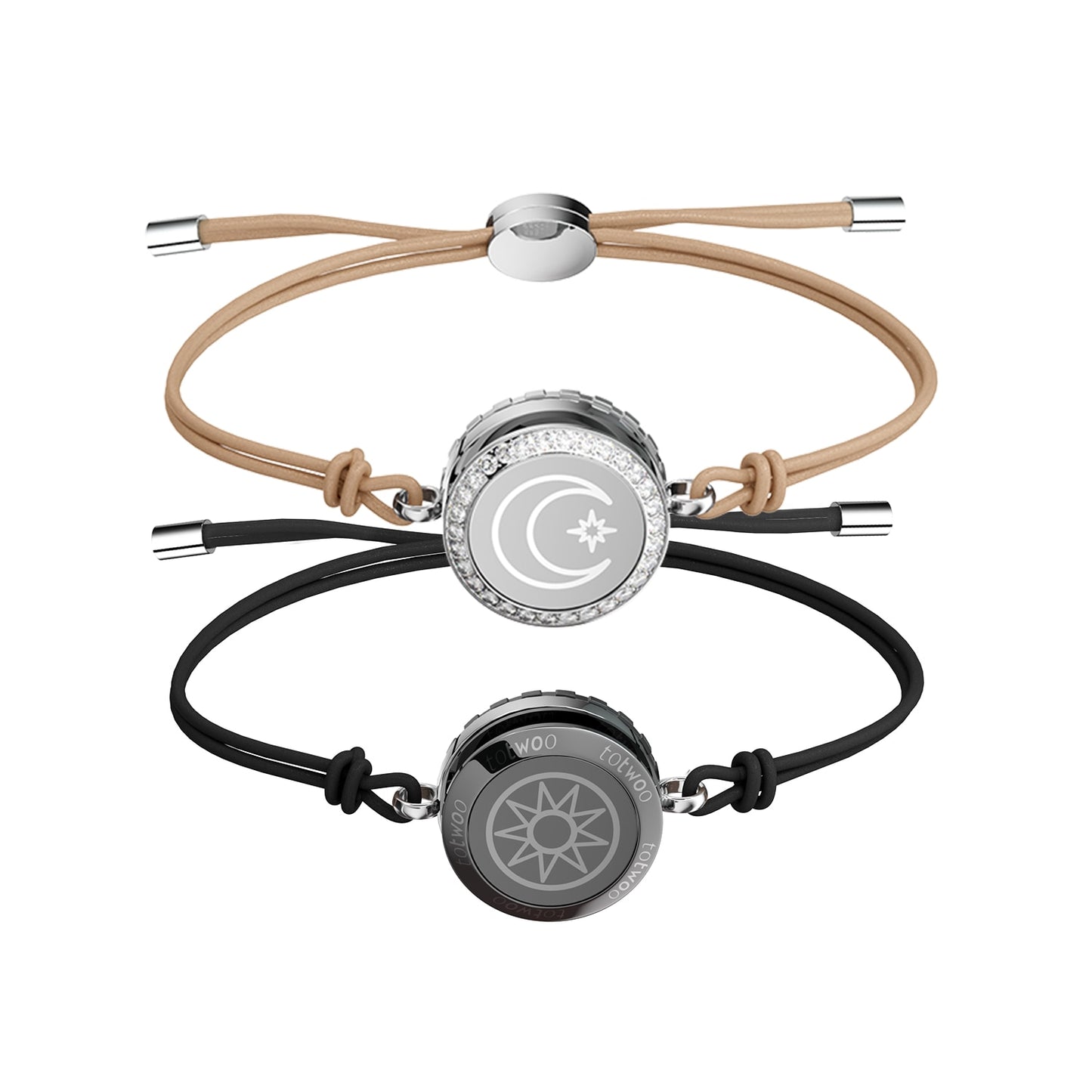 Zon & Maan Liefdesarmbanden | Smart Paar Armbanden