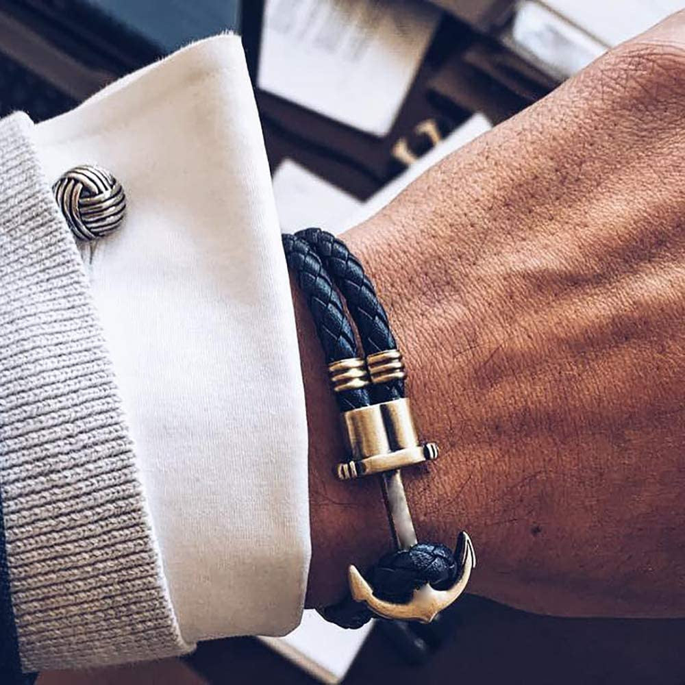 King of the Sea - Luxe heren anker armband