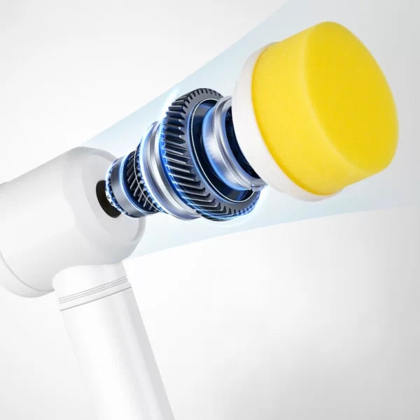 Scrubmax - Compacte draadloze schrobber met opzetkoppen