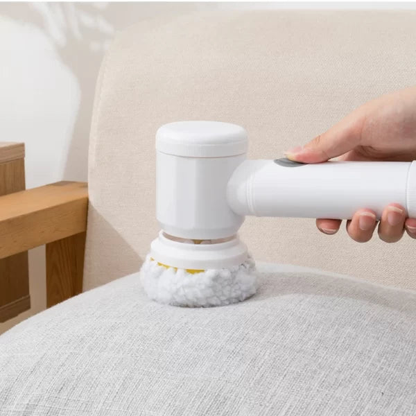 Scrubmax - Compacte draadloze schrobber met opzetkoppen