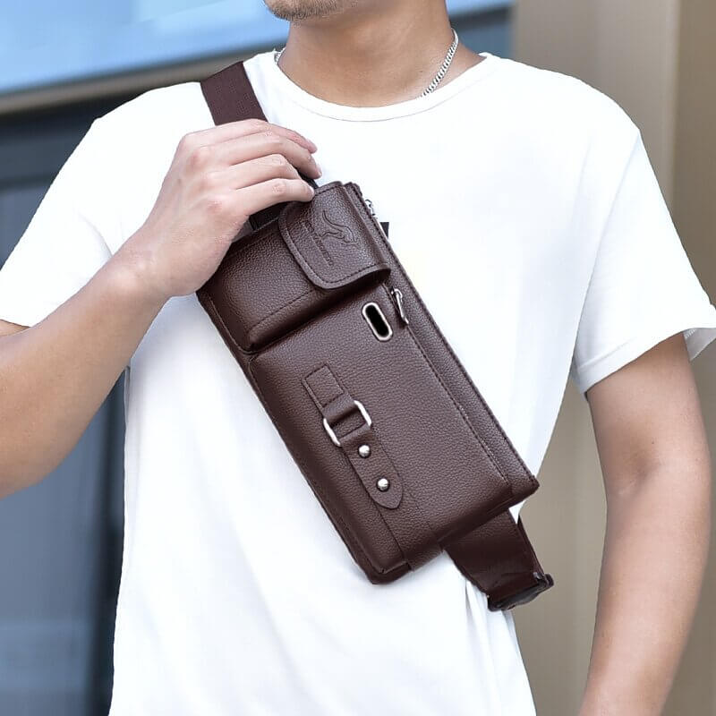 3-in-1 taille borst en schouder heren tas