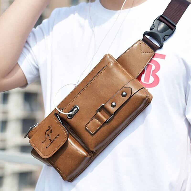 3-in-1 taille borst en schouder heren tas