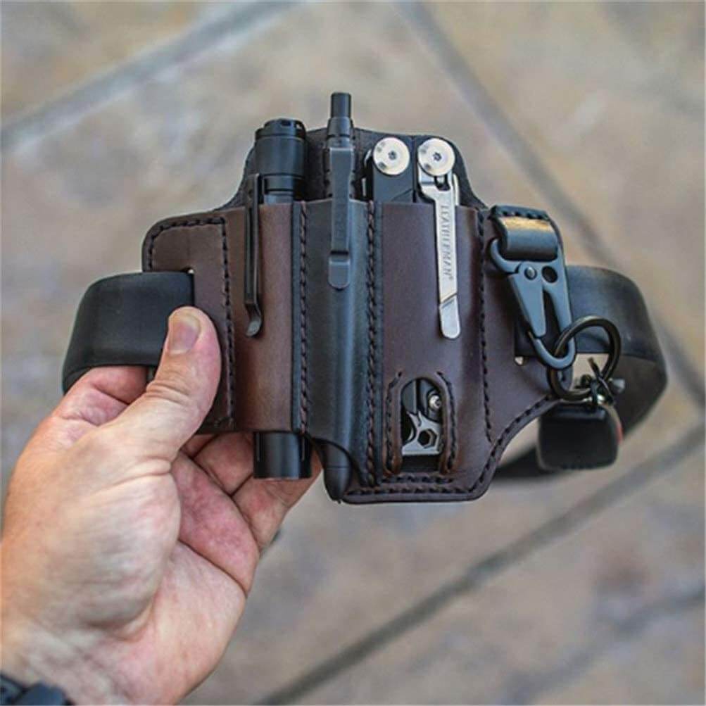 Lederen Multitool Riem Organizer