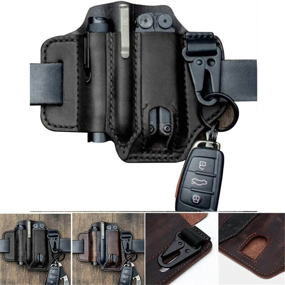 Lederen Multitool Riem Organizer