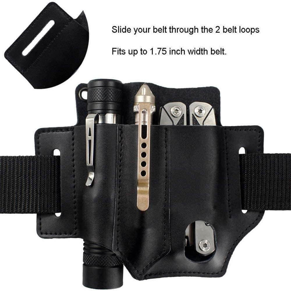 Lederen Multitool Riem Organizer