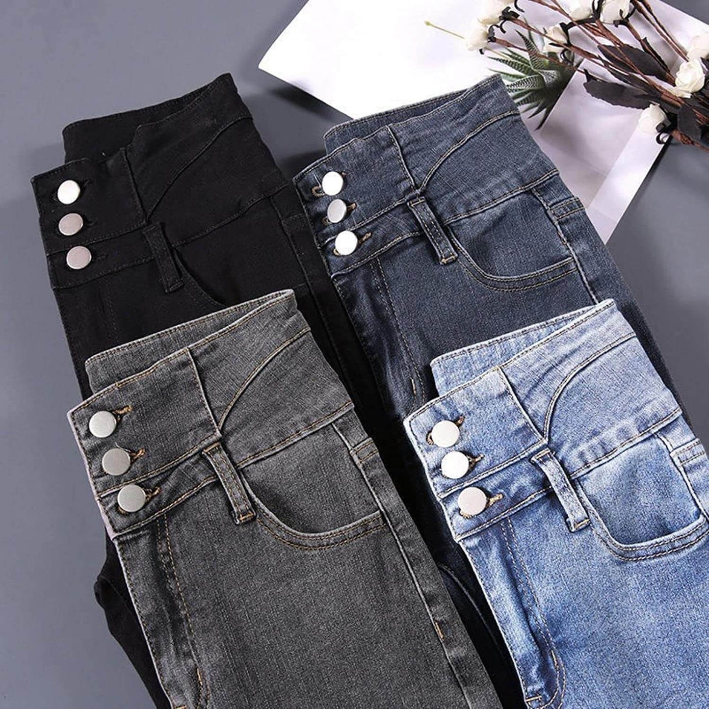 Fleece Jeggings - Jeggings met warme fleece voering