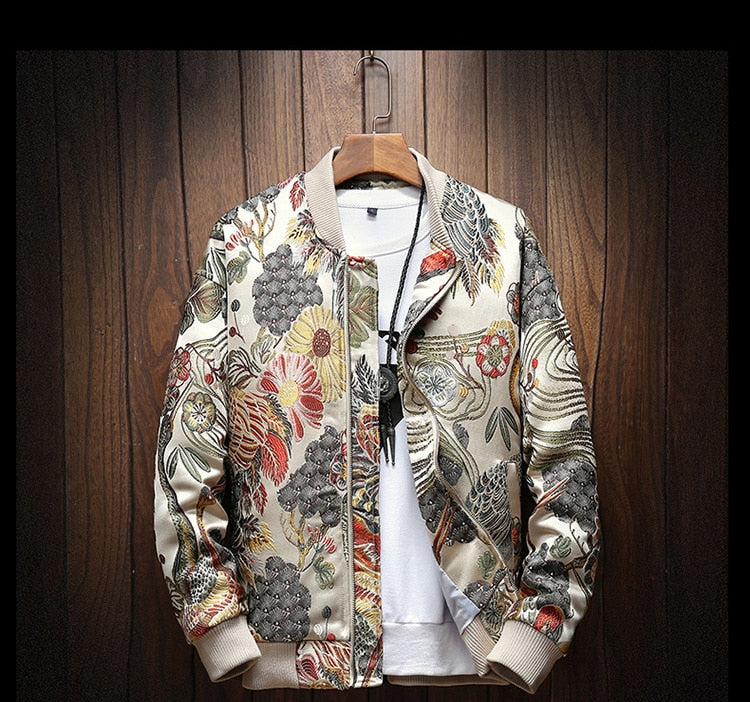 Traditionele Japanse borduurprint Jas
