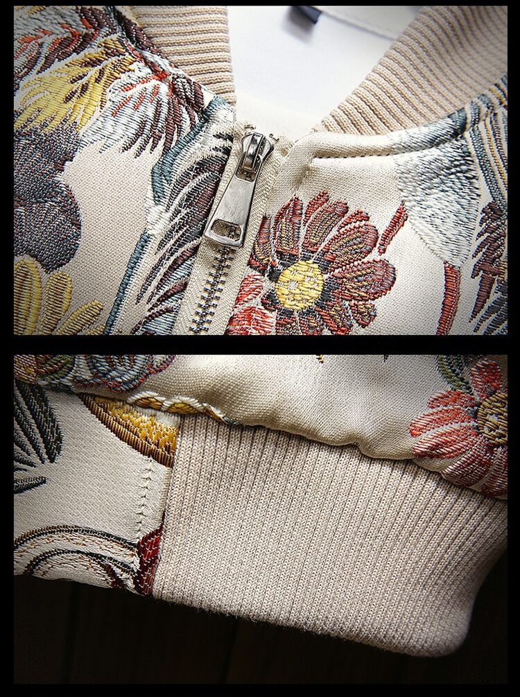 Traditionele Japanse borduurprint Jas