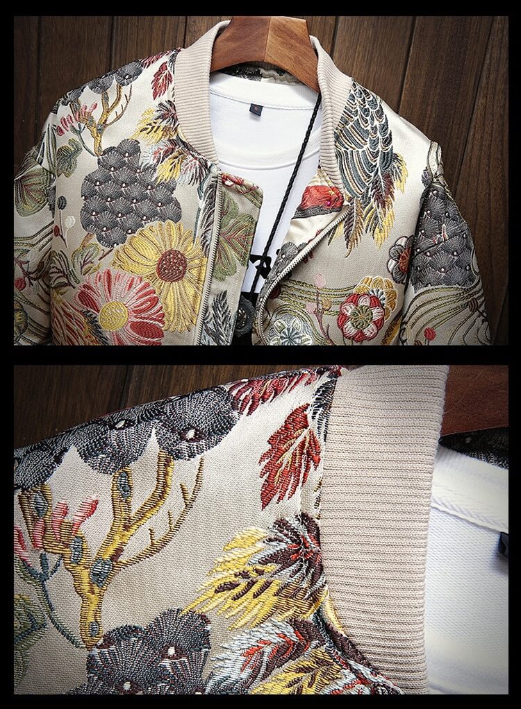 Traditionele Japanse borduurprint Jas