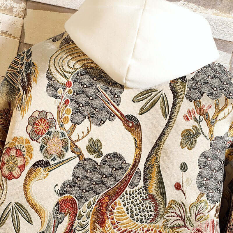 Traditionele Japanse borduurprint Jas