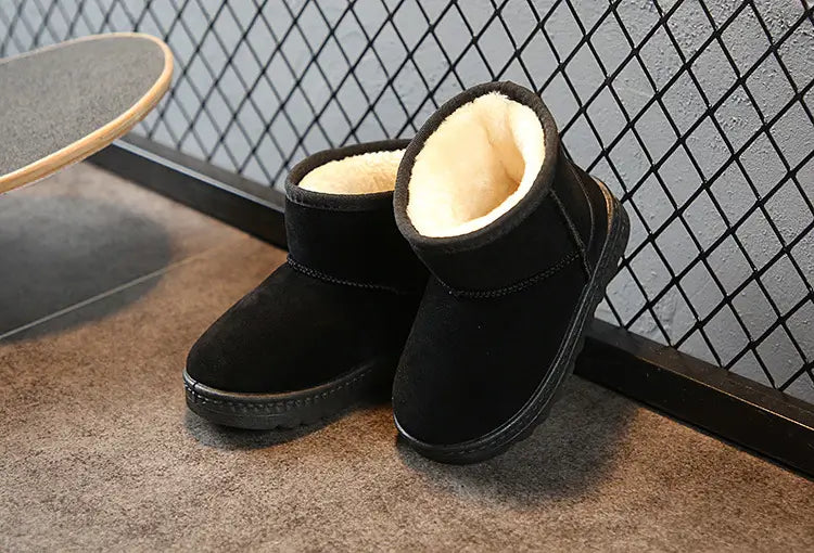 Kinderbont Gevoerde Warme Winterlaarzen