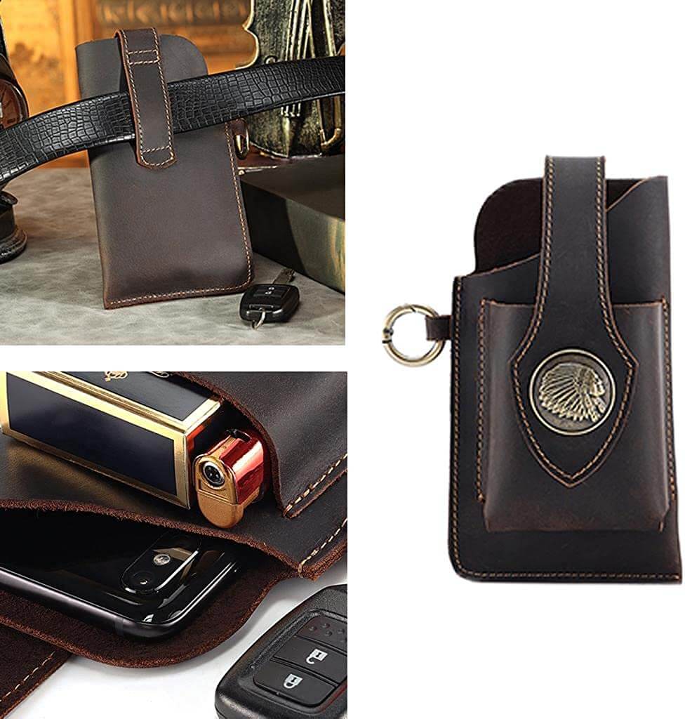 Multifunctioneel leren mobiel telefoonhoesje