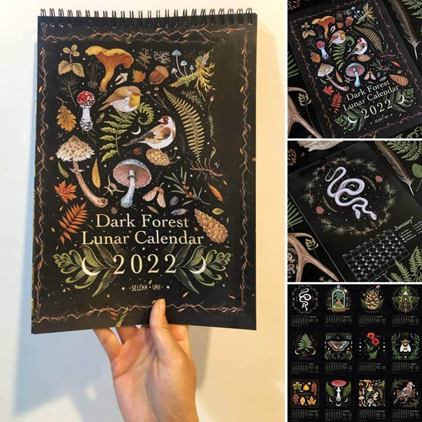 2022 Donkere Woud Maankalender