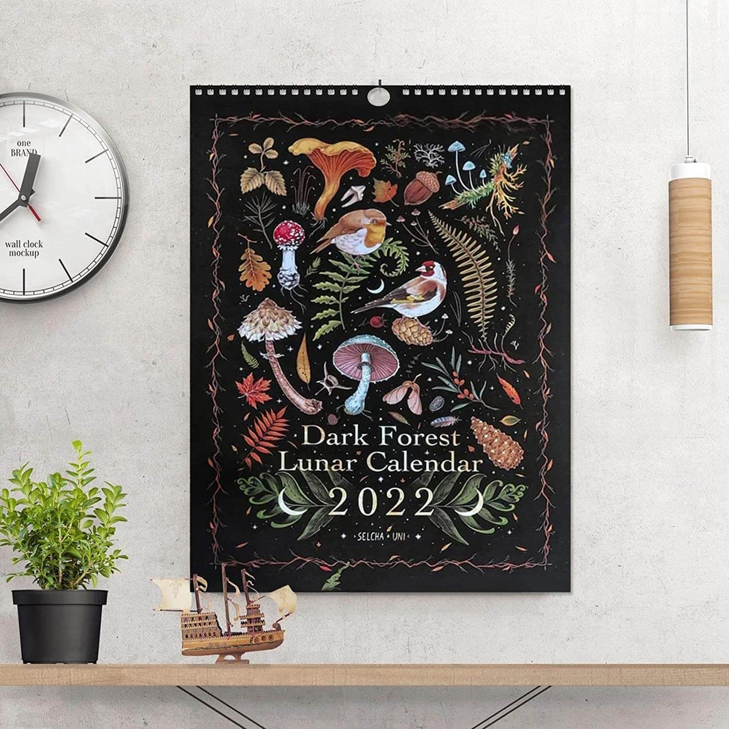 2022 Donkere Woud Maankalender