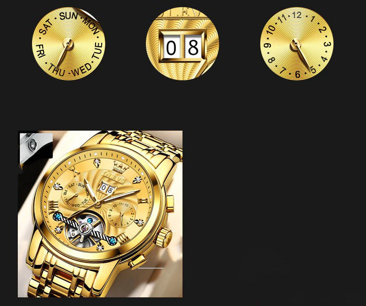 Luminescence - Heren Luxe Mechanisch Horloge