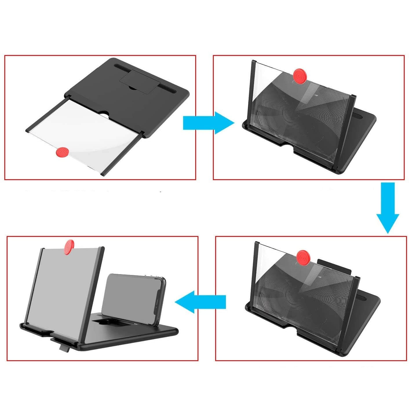 3D Telefoon Schermversterker