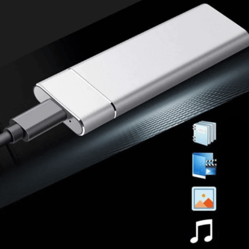 SafeStorage- Externe mini SSD harde schijf 2TB