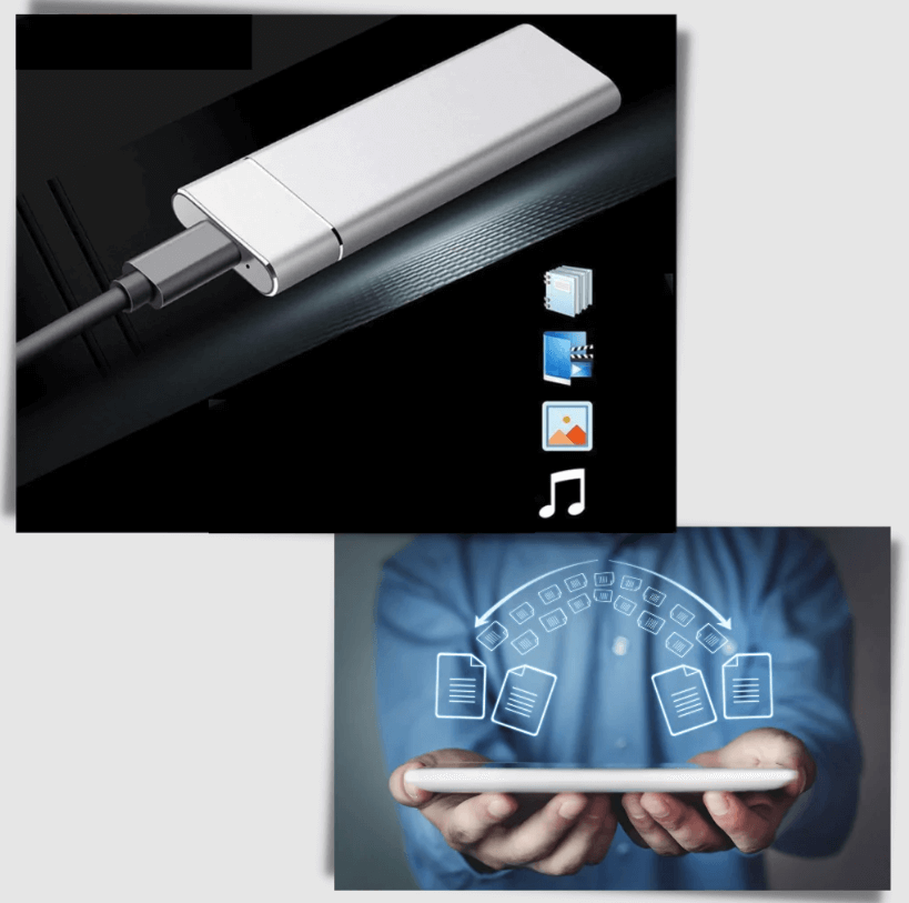SafeStorage- Externe mini SSD harde schijf 2TB