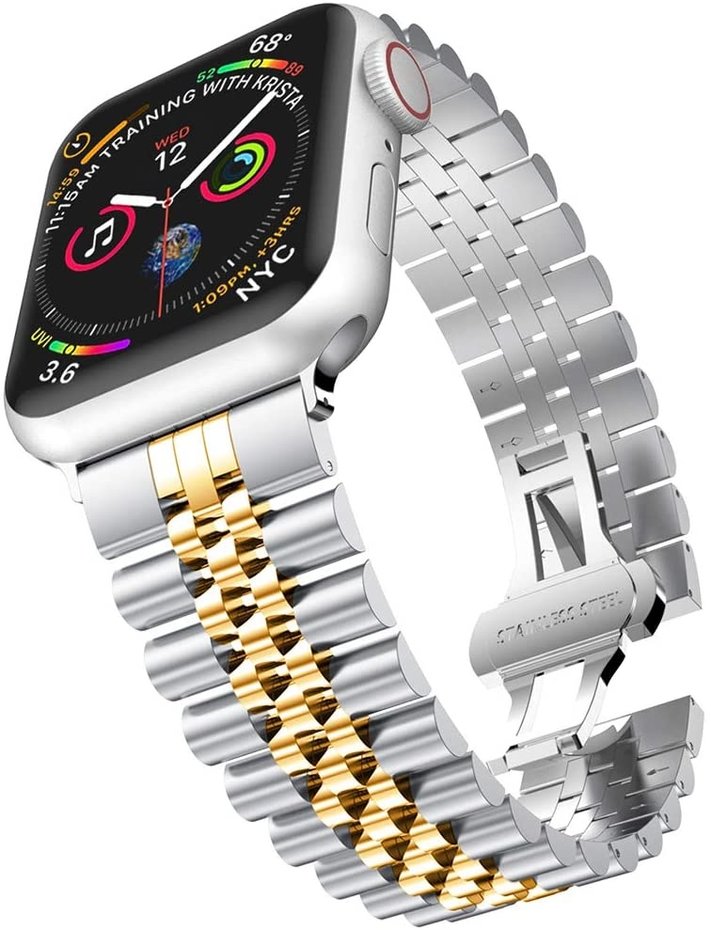 EliteSteel - Luxe stalen horlogeband voor Apple Watch
