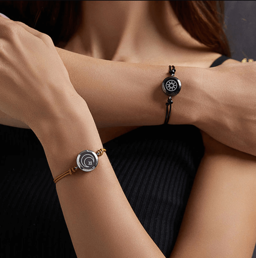 Zon & Maan Liefdesarmbanden | Smart Paar Armbanden