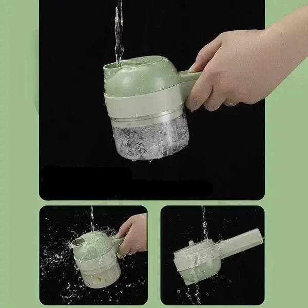 TurboSLice - 4 in1 Elektrische Groentesnijder Set