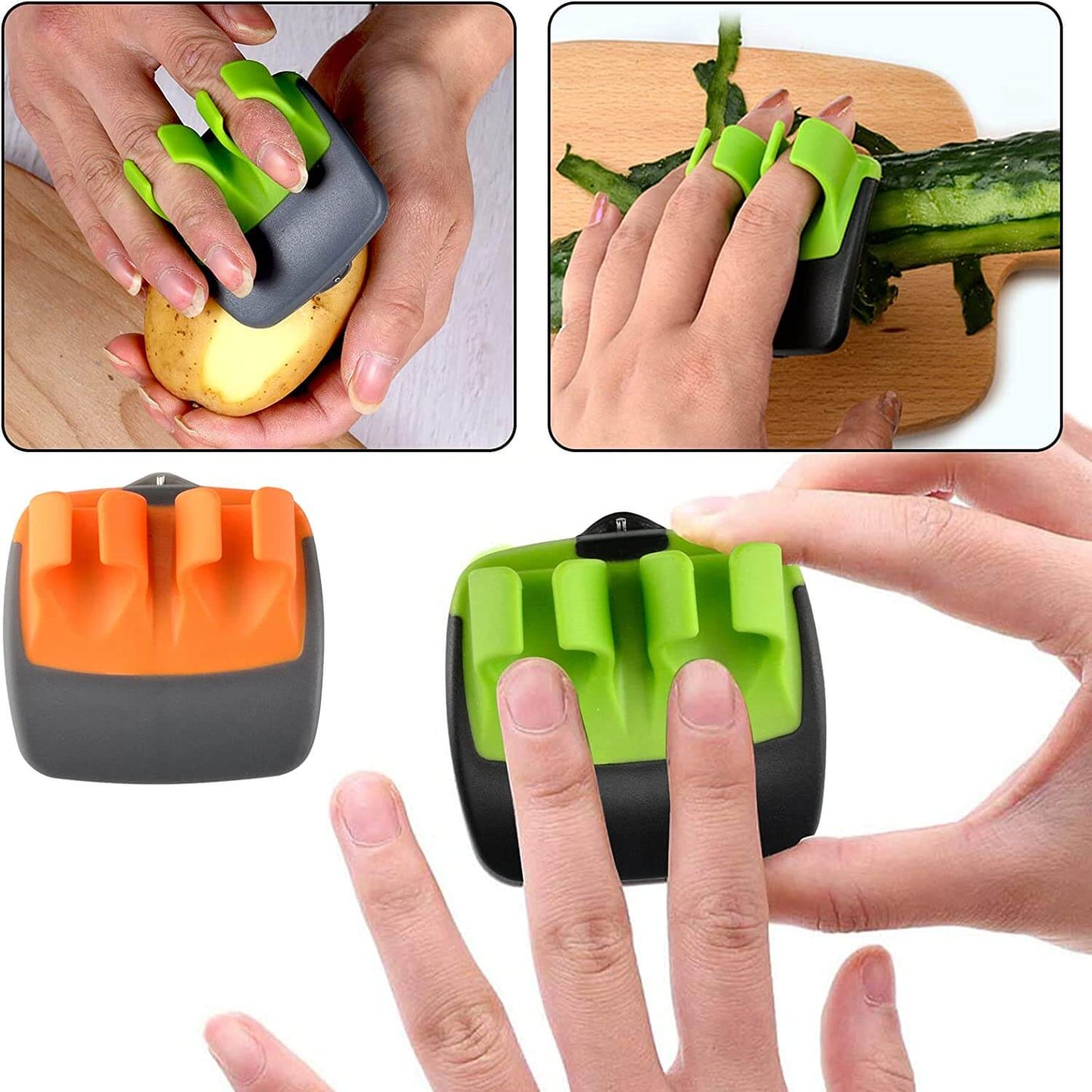 VeggiPeeler - Beschermende palm groenteschiller
