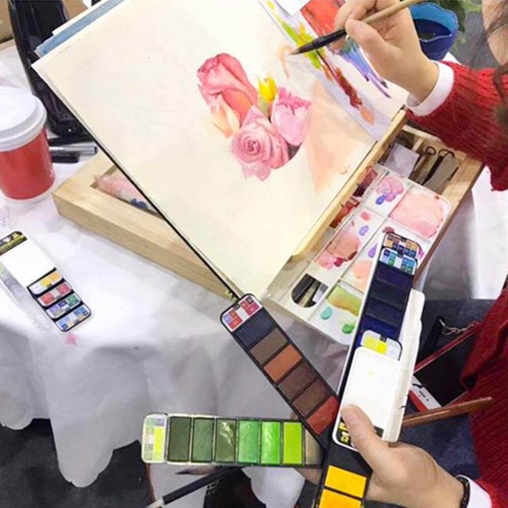 Inklapbare Aquarelverfset