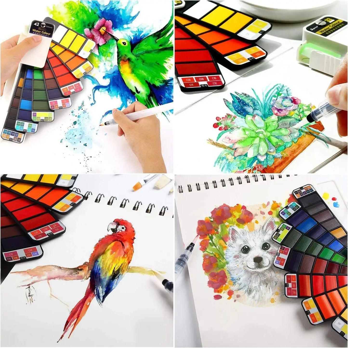 Inklapbare Aquarelverfset