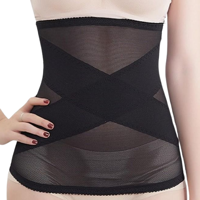 Taille Vormende Kruisgordel van Mesh