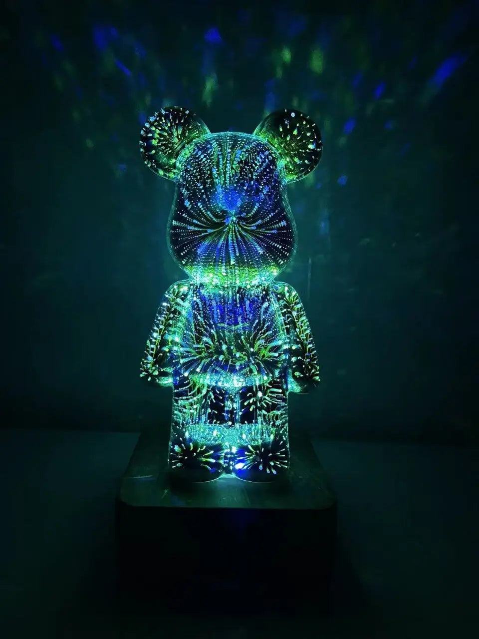 3D Vuurwerkbeer Lamp