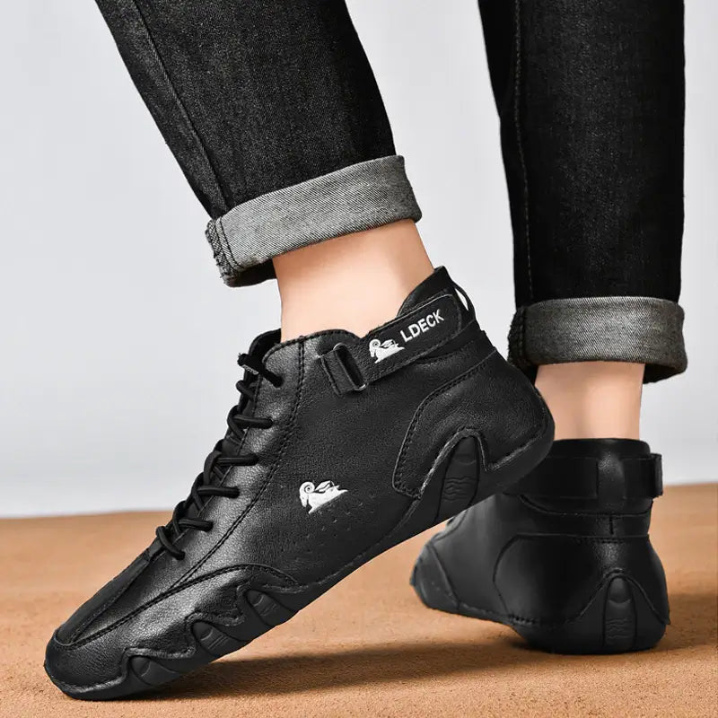 Heren Leren Casual Sneakers