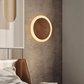 Nordic Walnut LED Wandlamp – Modern Ontwerp, Zachte Verlichting