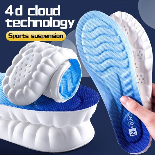 4D Gezonde Inlegzolen met Schokabsorptie en Ademend Materiaal – Perfect voor Sport en Lange Dagen 0
