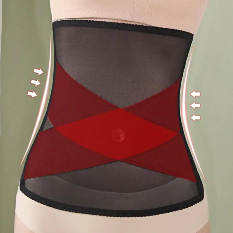 Taille Vormende Kruisgordel van Mesh