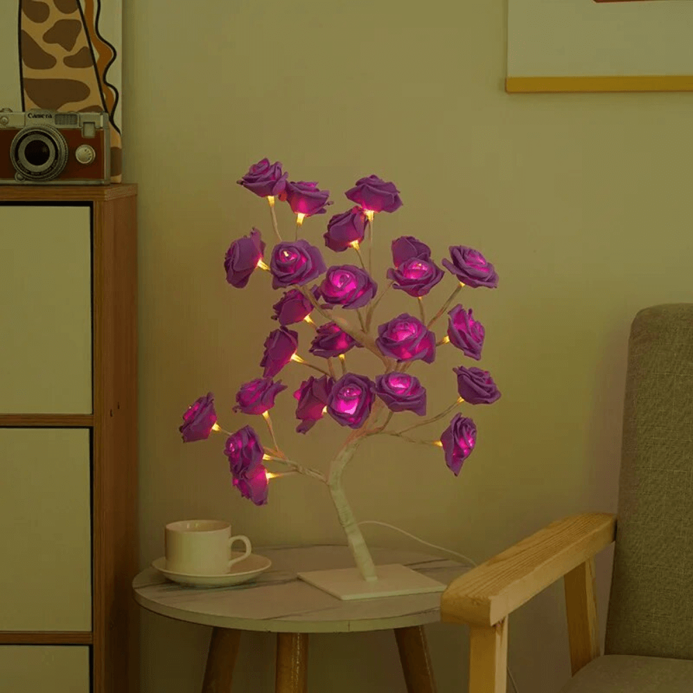 LED Flora Tafellamp - Een romantisch lichtspektakel in elke kamer.