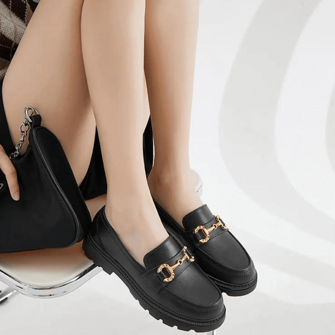 Dames Waterdichte Chunky Loafers