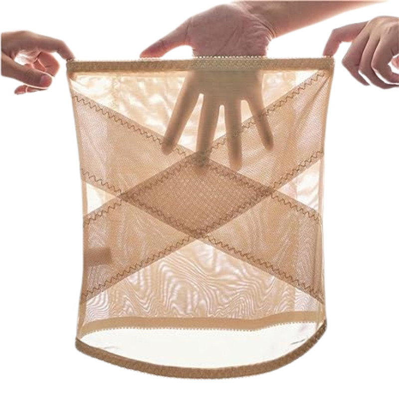 Taille Vormende Kruisgordel van Mesh