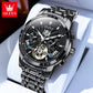 Automatische Mechanische Herenhorloge met Luminous Functie en Waterdicht Ontwerp - Elegant Staal Design 6