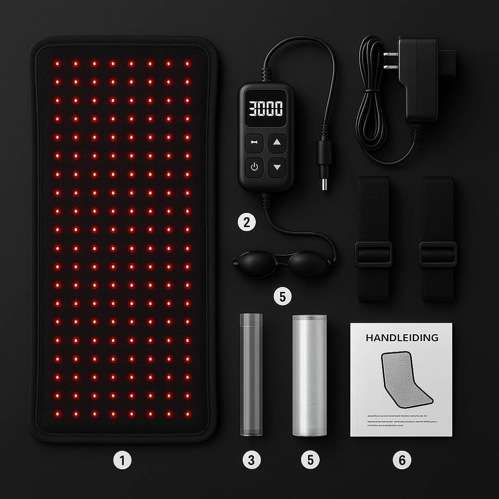 RedHeal Pro Therapy - Premium Roodlichttherapie Band | 80x30cm | 660nm+850nm | verlichting & Herstel