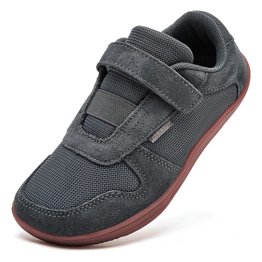 Comfortabele Kinderschoenen met Brede Neus en Ademend Bovenwerk – Lichtgewicht Minimalistische Sneakers 0