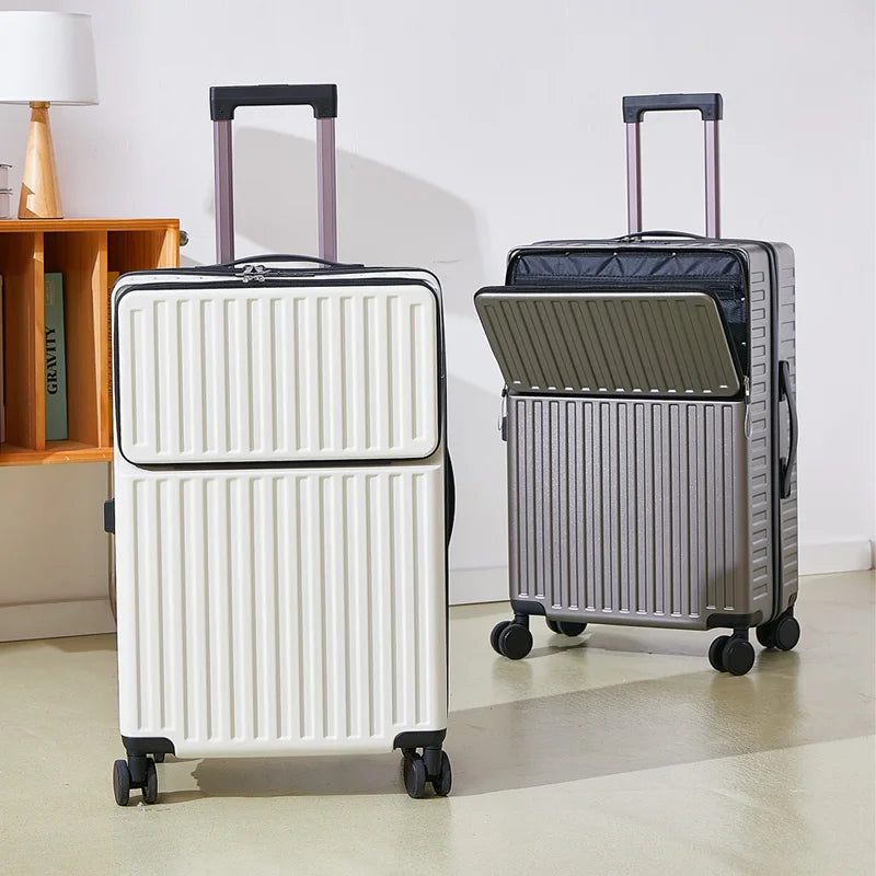 Compa - Business Koffer  – Lichtgewicht Reiskoffer met stille Wielen en extra ruimtes