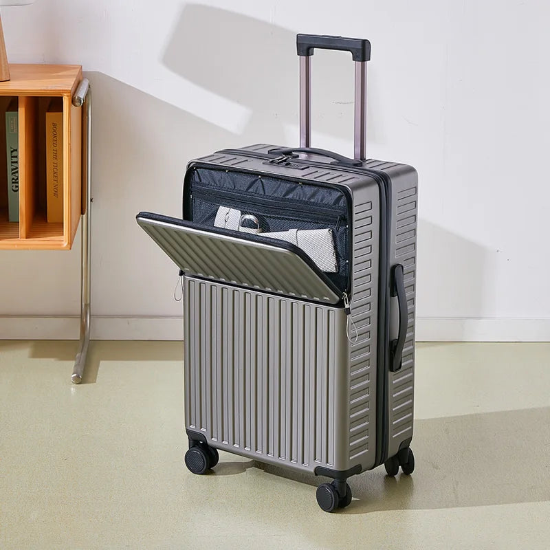 Compa - Business Koffer  – Lichtgewicht Reiskoffer met stille Wielen en extra ruimtes
