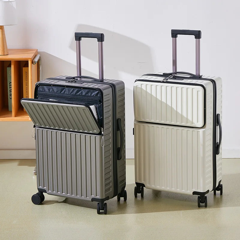 Compa - Business Koffer  – Lichtgewicht Reiskoffer met stille Wielen en extra ruimtes