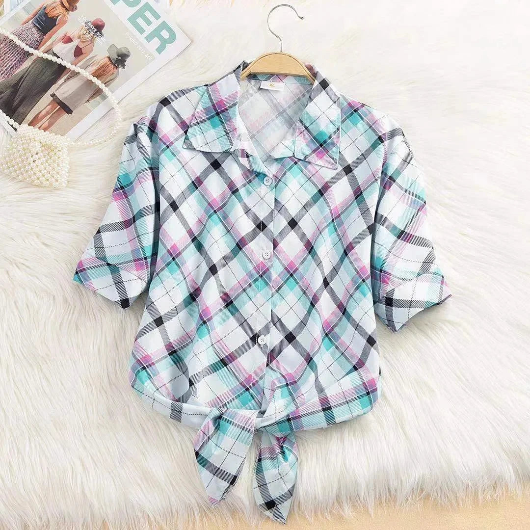 Dames Blouse van Lichtgewicht Chiffon met Korte Mouwen – Casual Zomer Top voor Comfort en Stijl 12