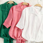 Dames Blouse van Lichtgewicht Chiffon met Korte Mouwen – Casual Zomer Top voor Comfort en Stijl 5