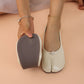 Dames Loafers van Leer met Tussentoe Separator – Comfortabele en Ademende Zwarte Loafers Dames 1